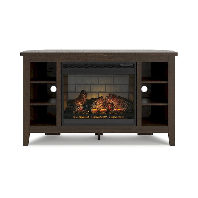 Meuble TV d'angle avec cheminée électrique Arlenbry de Signature Design by Ashley – 48 larg. x 15,75 prof. x 28,5 haut.