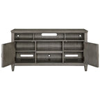Meuble TV Origins by Alpine Newport en bois couleur pierre