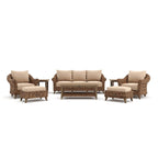 Ensemble de sièges Sunbrella Cayman 8 pièces, Heritage Brown