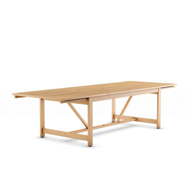 Amazonia Sunset Résine/Eucalyptus Ensemble de salle à manger d'extérieur extensible 11 pièces