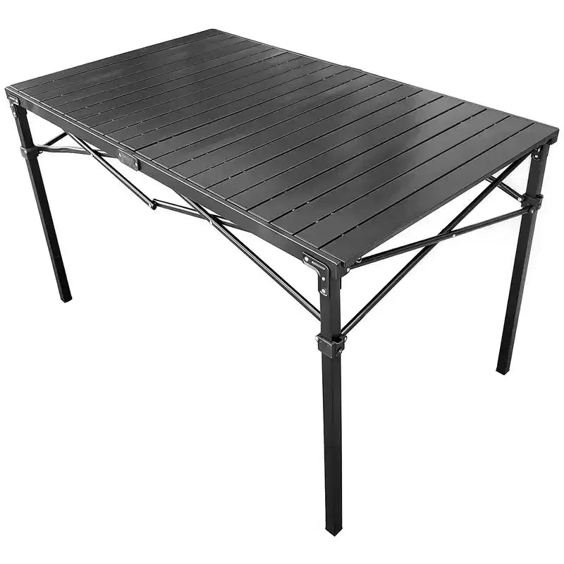 GoTEAM! Portable Heavy Duty Aluminum Roll-Top Table
