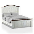Ensemble de chambre à coucher 3 pièces Ynez Farmhouse White Pine avec panneau et port USB par Furniture of America