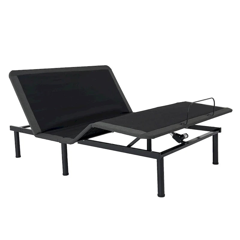 Bridgevine Home Quick Assembly Adjustable Bedframe with Voice Activated Controls