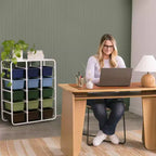 Étagère de rangement à 5 niveaux ECR4Kids avec 15 bacs de rangement, 5x3, organisation polyvalente