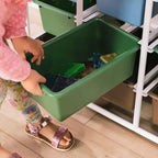 Étagère de rangement à 5 niveaux ECR4Kids avec 15 bacs de rangement, 5x3, organisation polyvalente