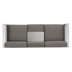 Ensemble de canapé 3 pièces en aluminium d'extérieur Cape Coral par Christopher Knight Home