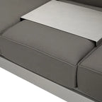 Ensemble de canapé 3 pièces en aluminium d'extérieur Cape Coral par Christopher Knight Home