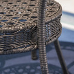 Ensemble de salle à manger en osier 5 pièces Farley Outdoor par Christopher Knight Home