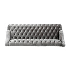 Canapé Adelia en velours capitonné style moderne glamour de Christopher Knight Home