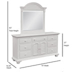 Commode triple et miroir Beachcrest (en option)