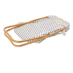 Panier à linge en bambou motif arbre pliant en X Household Essentials