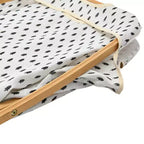 Panier à linge en bambou motif arbre pliant en X Household Essentials