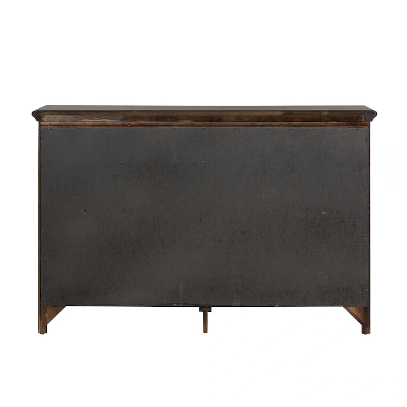 Commode et miroir Saddlebrook Tobacco Copper Grove
