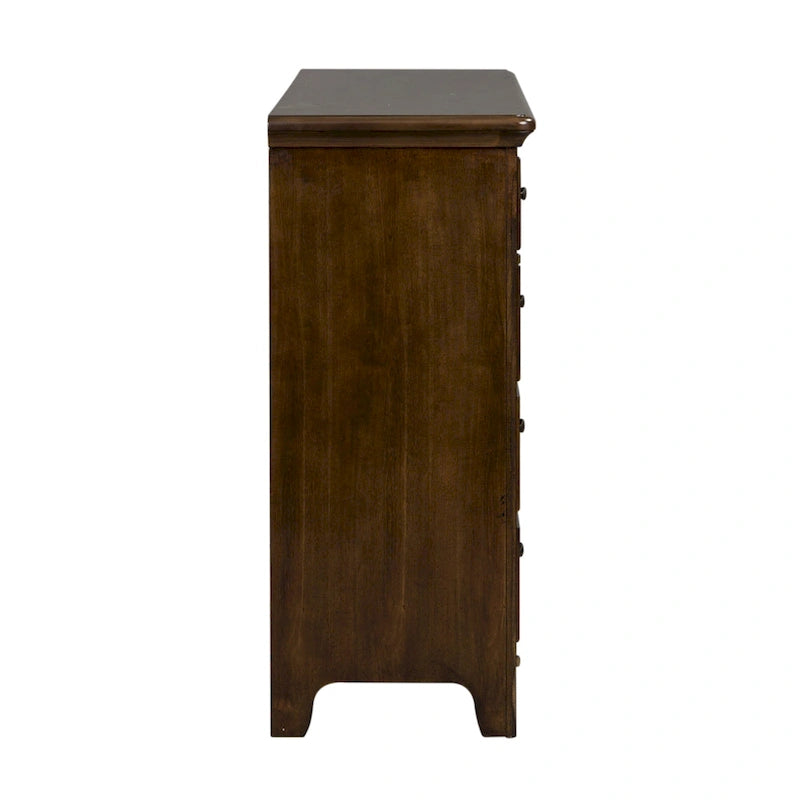 Commode et miroir Saddlebrook Tobacco Copper Grove