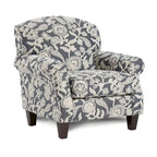 Fauteuil Kilmettin en chenille à motif floral de Furniture of America
