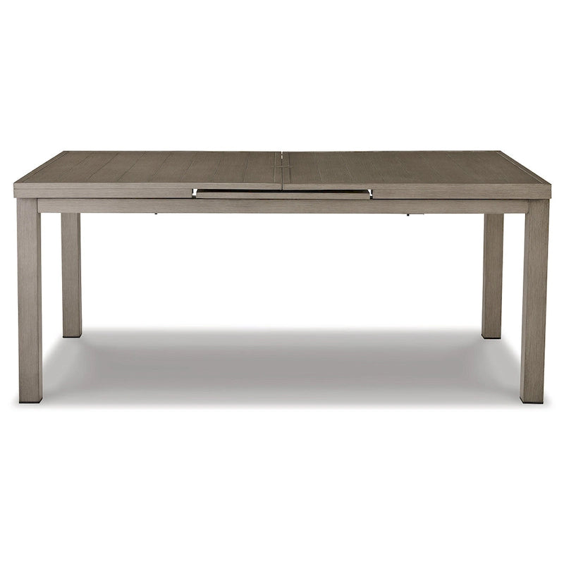 Ensemble de salle à manger d'extérieur 7 pièces Signature Design by Ashley Beach Front beige – 42W x 71/94D x 30H