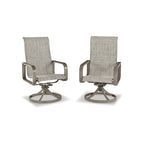 Ensemble de salle à manger d'extérieur 7 pièces Signature Design by Ashley Beach Front beige – 42W x 71/94D x 30H