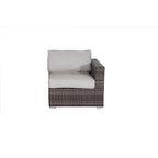 Ensemble de 7 fauteuils modulaires en rotin LSI avec coussins