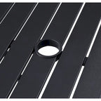 Ensemble de salle à manger d'extérieur 5 pièces Palmetto en aluminium et osier avec coussins - N/A