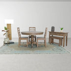 Petite banquette de 31 po de large, marron clair