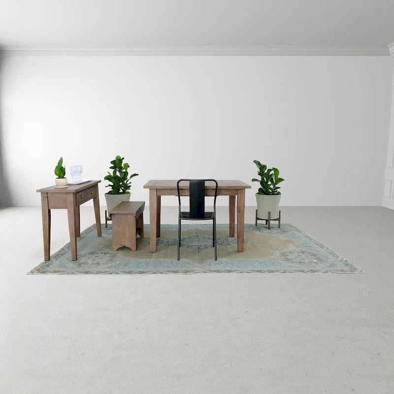Petite banquette de 31 po de large, marron clair
