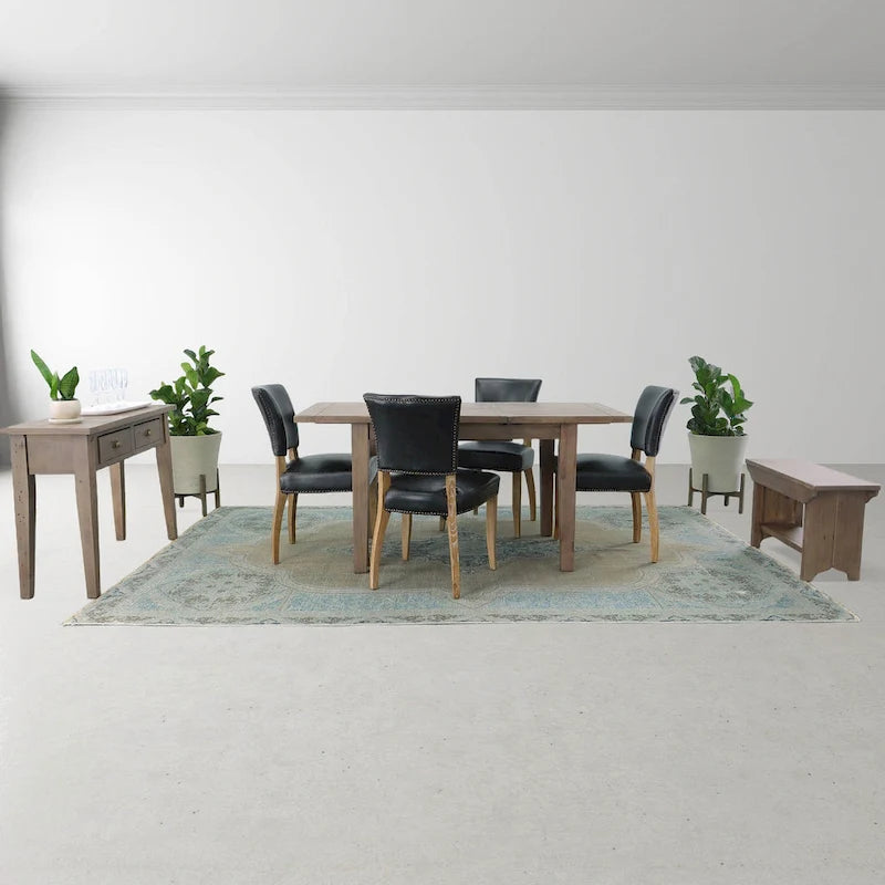 Petite banquette de 31 po de large, marron clair