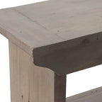 Petite banquette de 31 po de large, marron clair