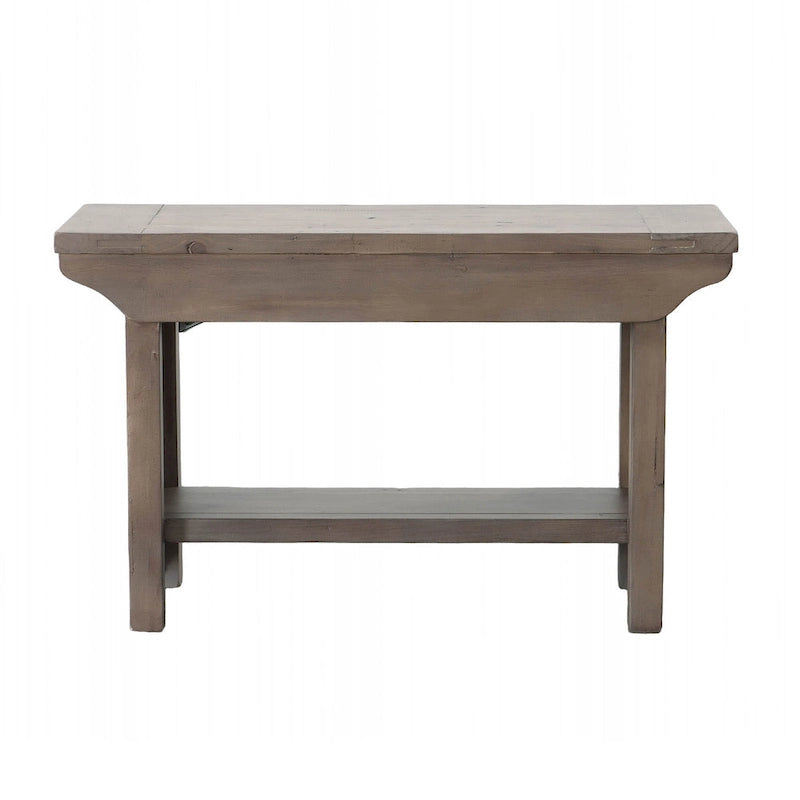 Petite banquette de 31 po de large, marron clair