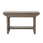 Petite banquette de 31 po de large, marron clair