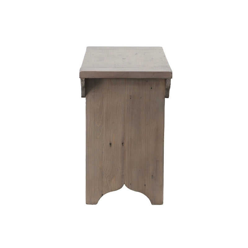 Petite banquette de 31 po de large, marron clair