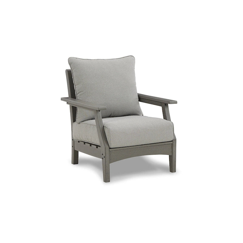 Signature Design by Ashley Visola Gris Ensemble de 6 pièces d'extérieur – 80 larg. x 33 prof. x 37 haut.