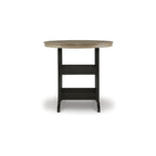 Ensemble de salle à manger d'extérieur 3 pièces Signature Design by Ashley Fairen Trail noir/bois flotté – 45,13 L x 45,13 P x 42 H