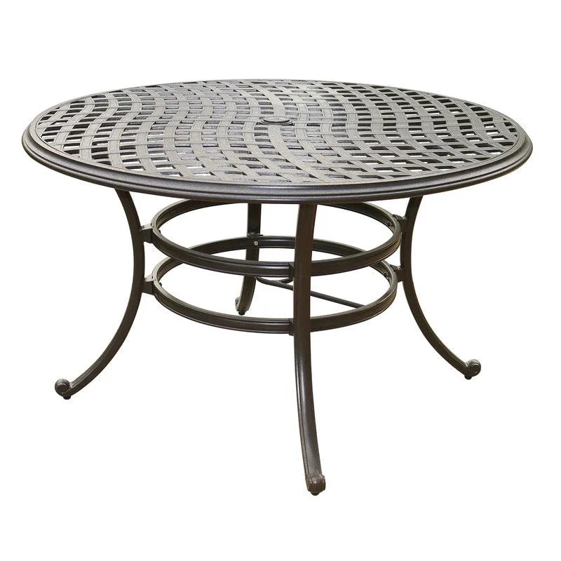 Ensemble de salle à manger d'extérieur 5 pièces en aluminium Arcadia avec coussins