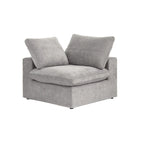 Canapé d'angle 5 places rembourré en duvet surdimensionné 120,45 po