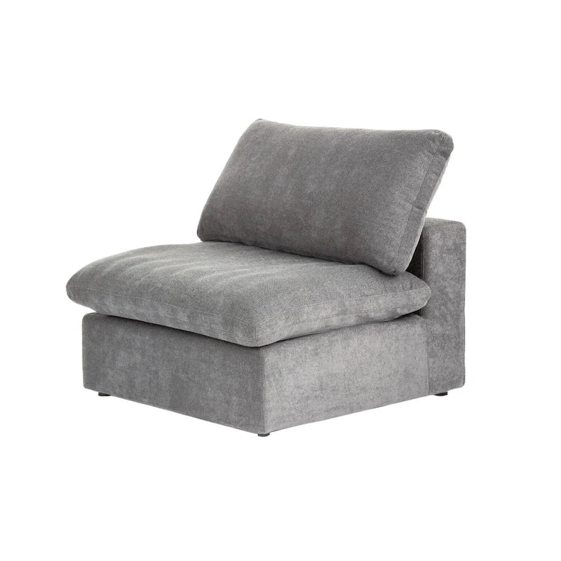 Canapé d'angle 5 places rembourré en duvet surdimensionné 120,45 po