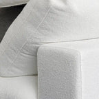 Canapé d'angle 5 places rembourré en duvet surdimensionné 120,45 po