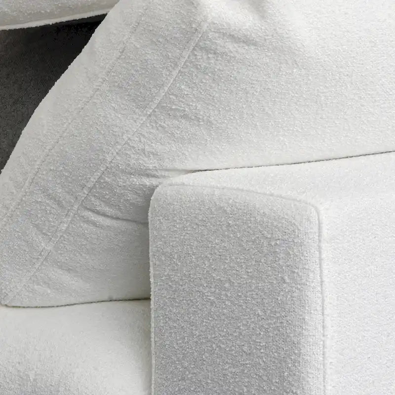 Canapé d'angle 5 places rembourré en duvet surdimensionné 120,45 po