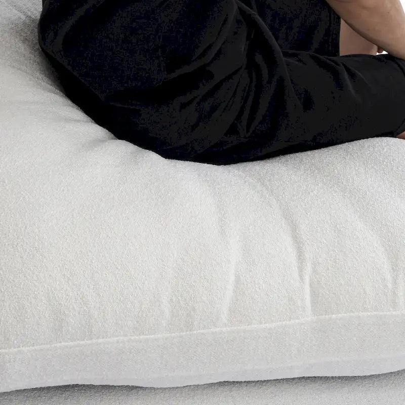 Canapé d'angle 5 places rembourré en duvet surdimensionné 120,45 po