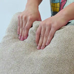 Canapé d'angle 5 places rembourré en duvet surdimensionné 120,45 po