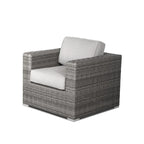 Chaise de patio avec coussins