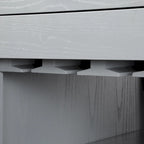 Îlot de cuisine multifonctionnel en bois de style ferme Graneger par Furniture of America