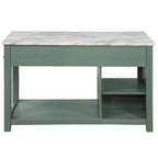 Îlot de cuisine multifonctionnel en bois de style ferme Graneger par Furniture of America