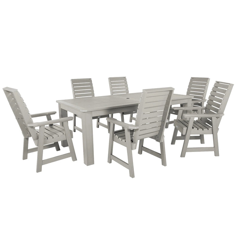 Ensemble de salle à manger d'extérieur Weatherly 7 pièces, hauteur standard - 42 x 84