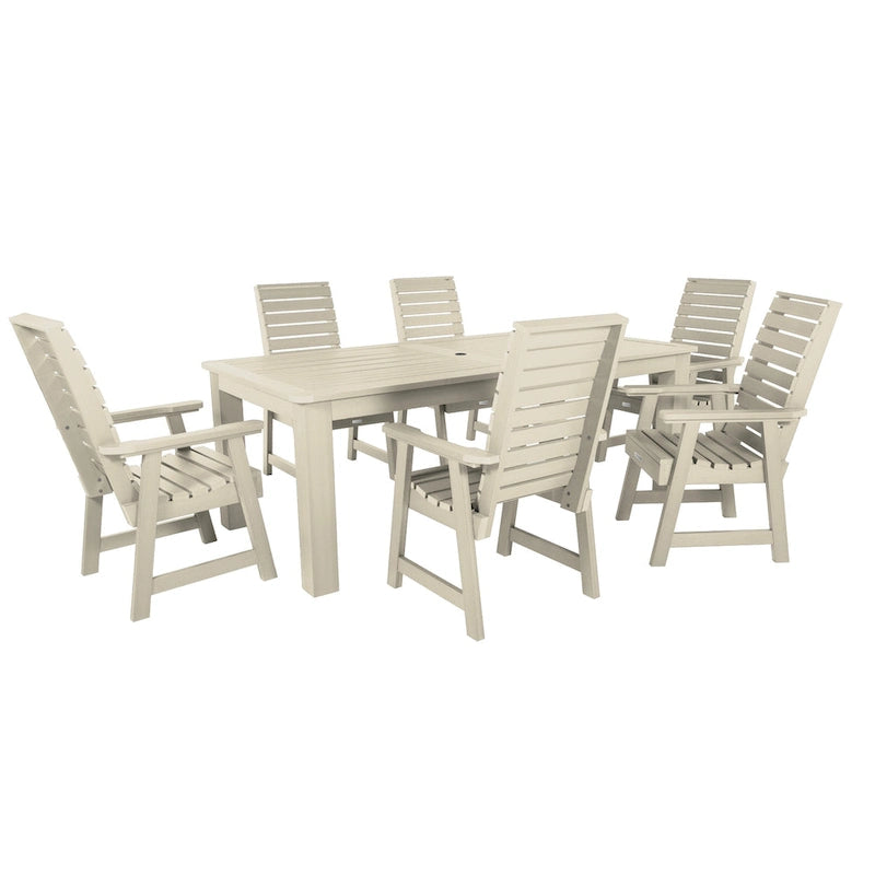 Ensemble de salle à manger d'extérieur Weatherly 7 pièces, hauteur standard - 42 x 84