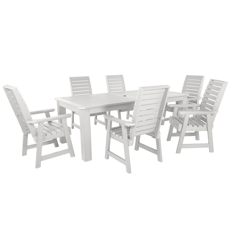 Ensemble de salle à manger d'extérieur Weatherly 7 pièces, hauteur standard - 42 x 84