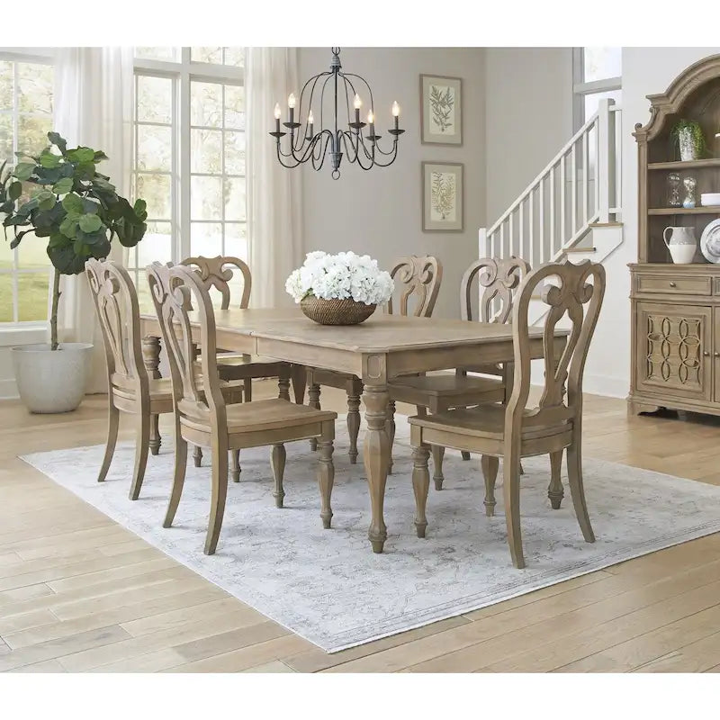 Ensemble de table rectangulaire 7 pièces Magnolia Manor Opt