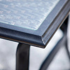Ensemble de sièges de canapé 4 ou 5 pièces en fer pour patio avec coussins