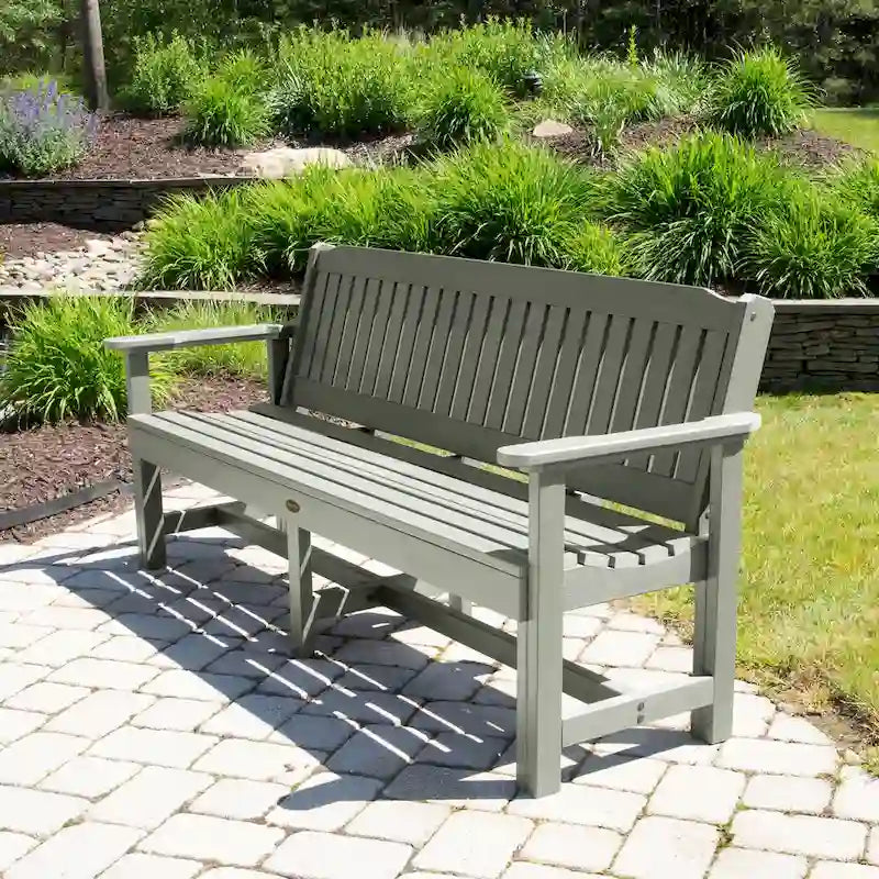 Banc de jardin Highwood Exeter de 6 pieds de qualité professionnelle et commerciale