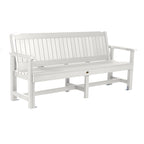 Banc de jardin Highwood Exeter de 6 pieds de qualité professionnelle et commerciale