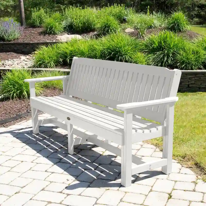 Banc de jardin Highwood Exeter de 6 pieds de qualité professionnelle et commerciale